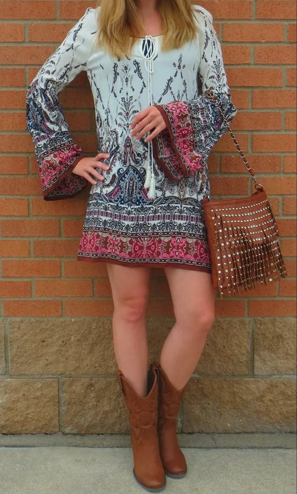 Blu Pepper | Bohemian Tunic Dress