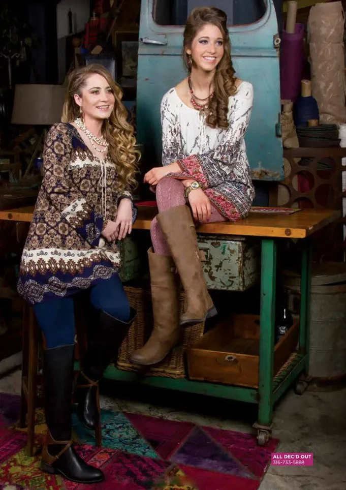 Blu Pepper | Bohemian Tunic Dress