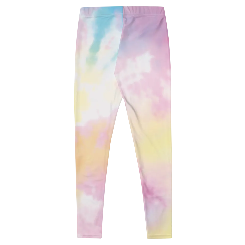 Blue Purple Tie Dye Leggings