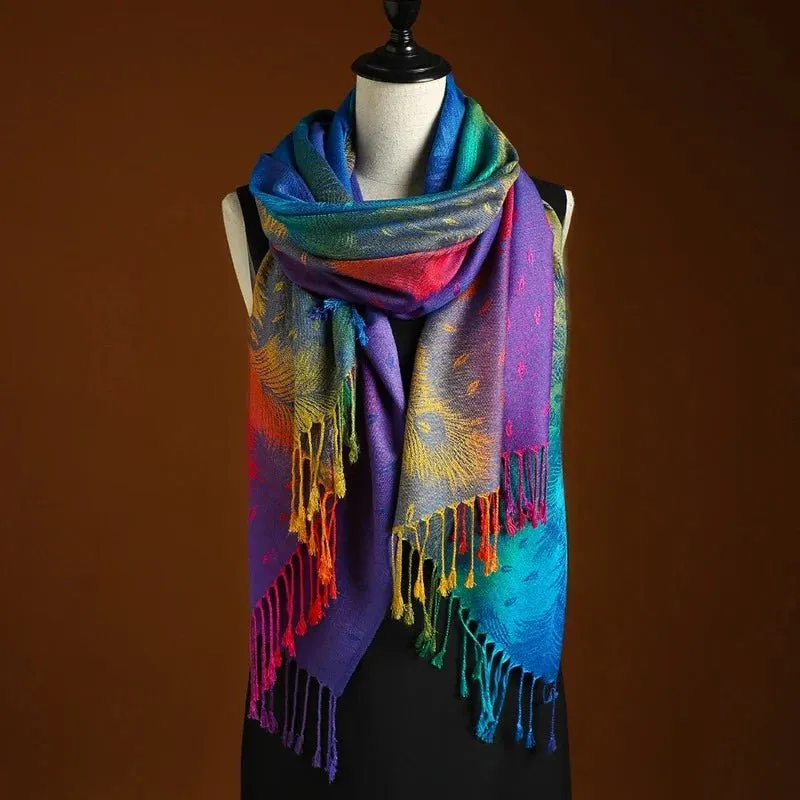 Boho Chic Cashmere Shawl