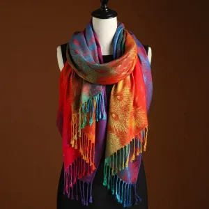 Boho Chic Cashmere Shawl