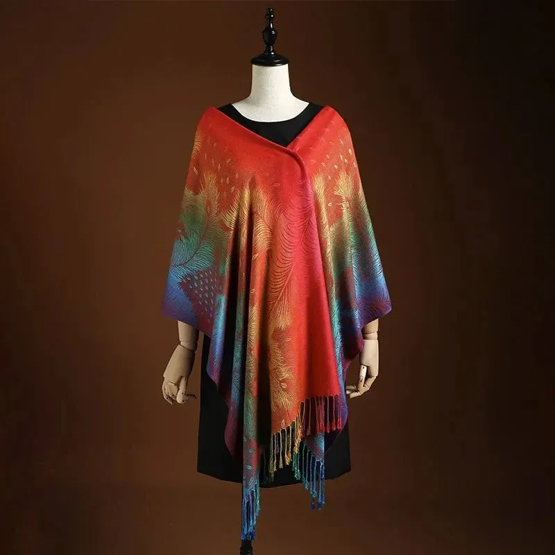 Boho Chic Cashmere Shawl