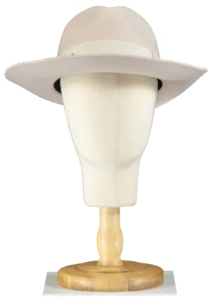 Bonita Cream Bride Fedora Hat UK M