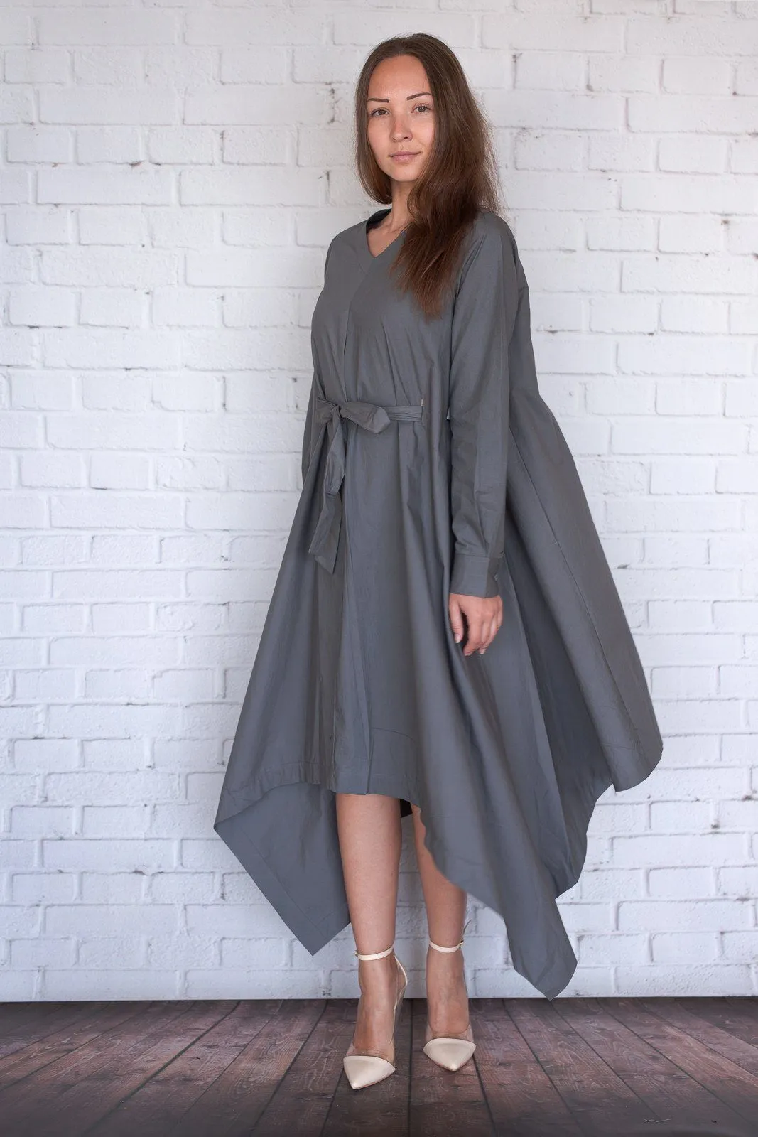 Botan - Charcoal Poplin