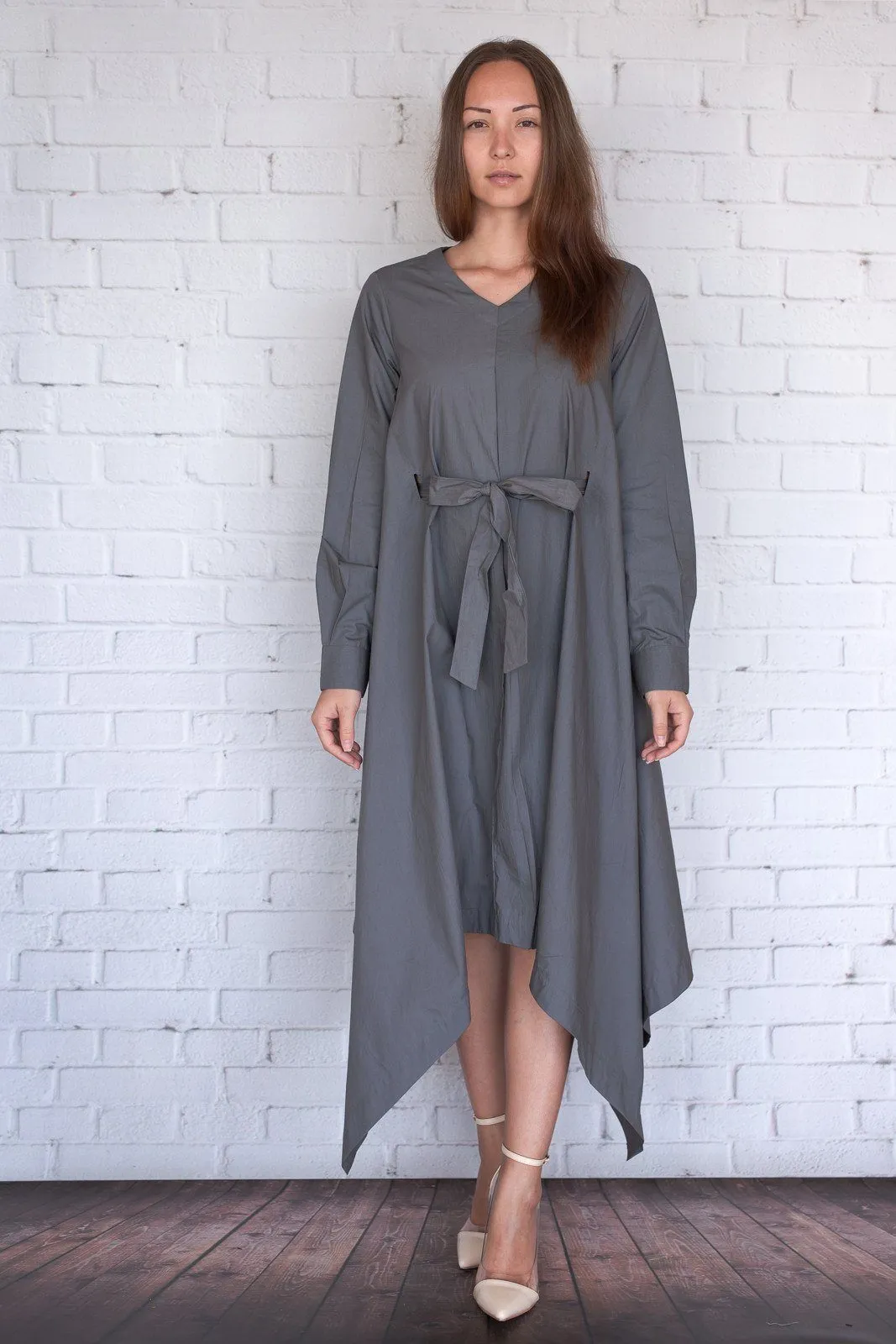 Botan - Charcoal Poplin