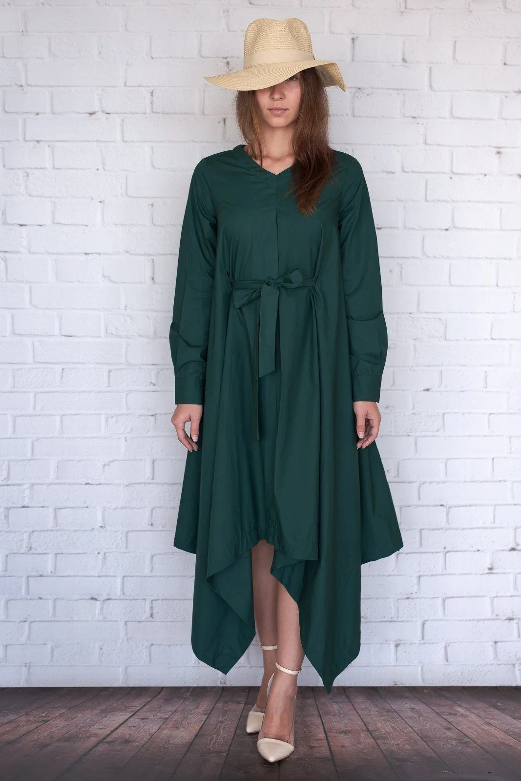 Botan - Hunter Green Poplin