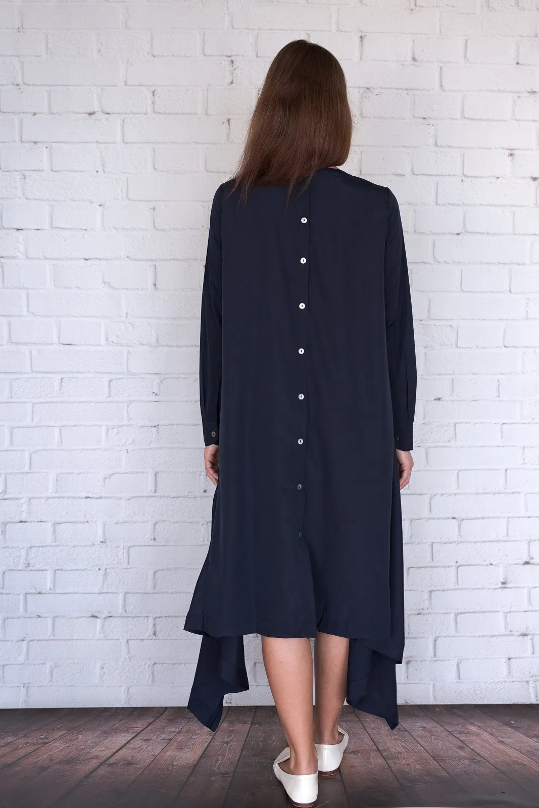 Botan - Navy Crepe