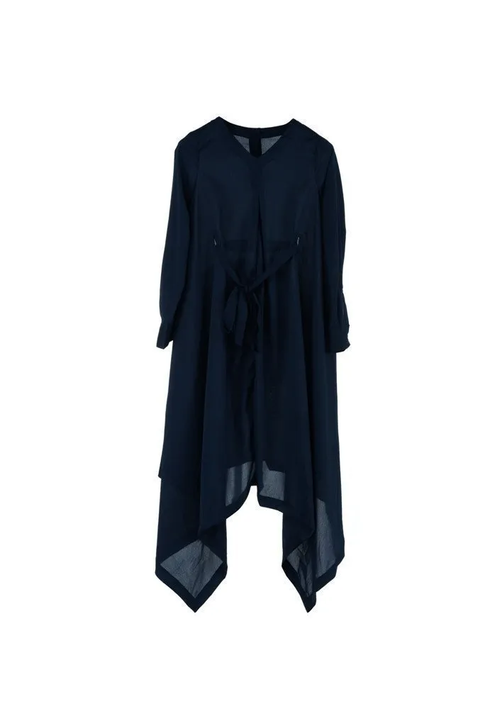 Botan - Navy Crepe