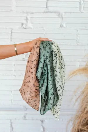 Branded Wild Rags - Tan