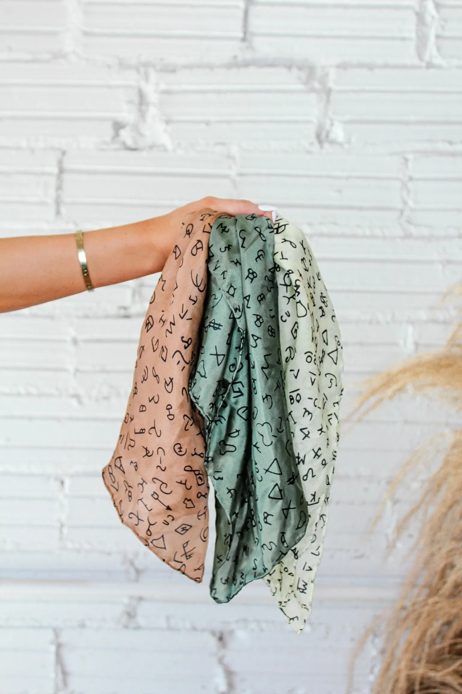 Branded Wild Rags - Tan