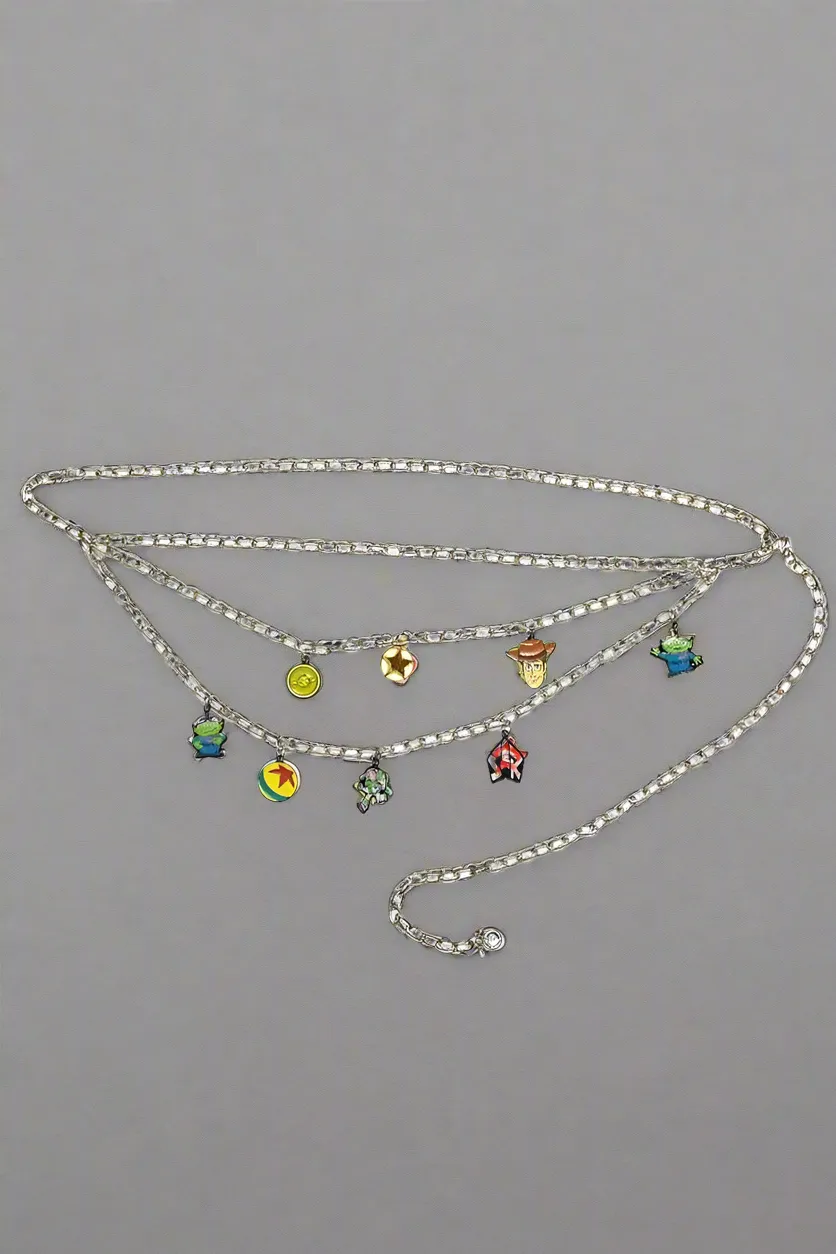 Buckle Down Products Disney Toy Story Charm Chain Belt