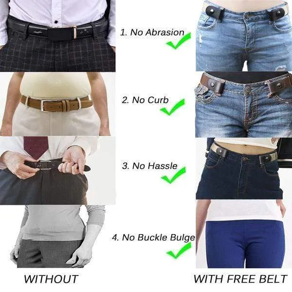 BUCKLE-FREE UNISEX ELASTIC BELT