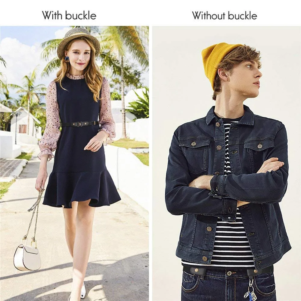 Buckle Free Women Stretch Belt Elastic Waist Belt for Jeans Pants Dresses