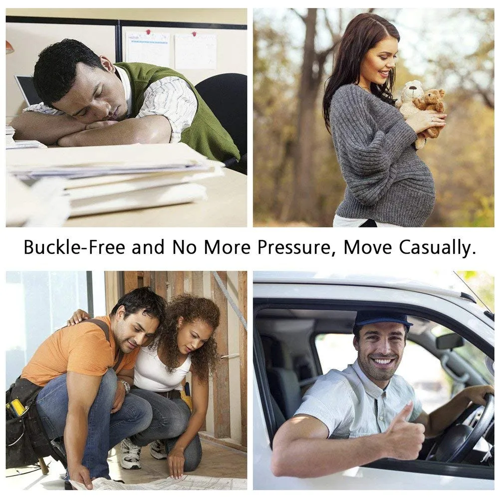 Buckle Free Women Stretch Belt Elastic Waist Belt for Jeans Pants Dresses