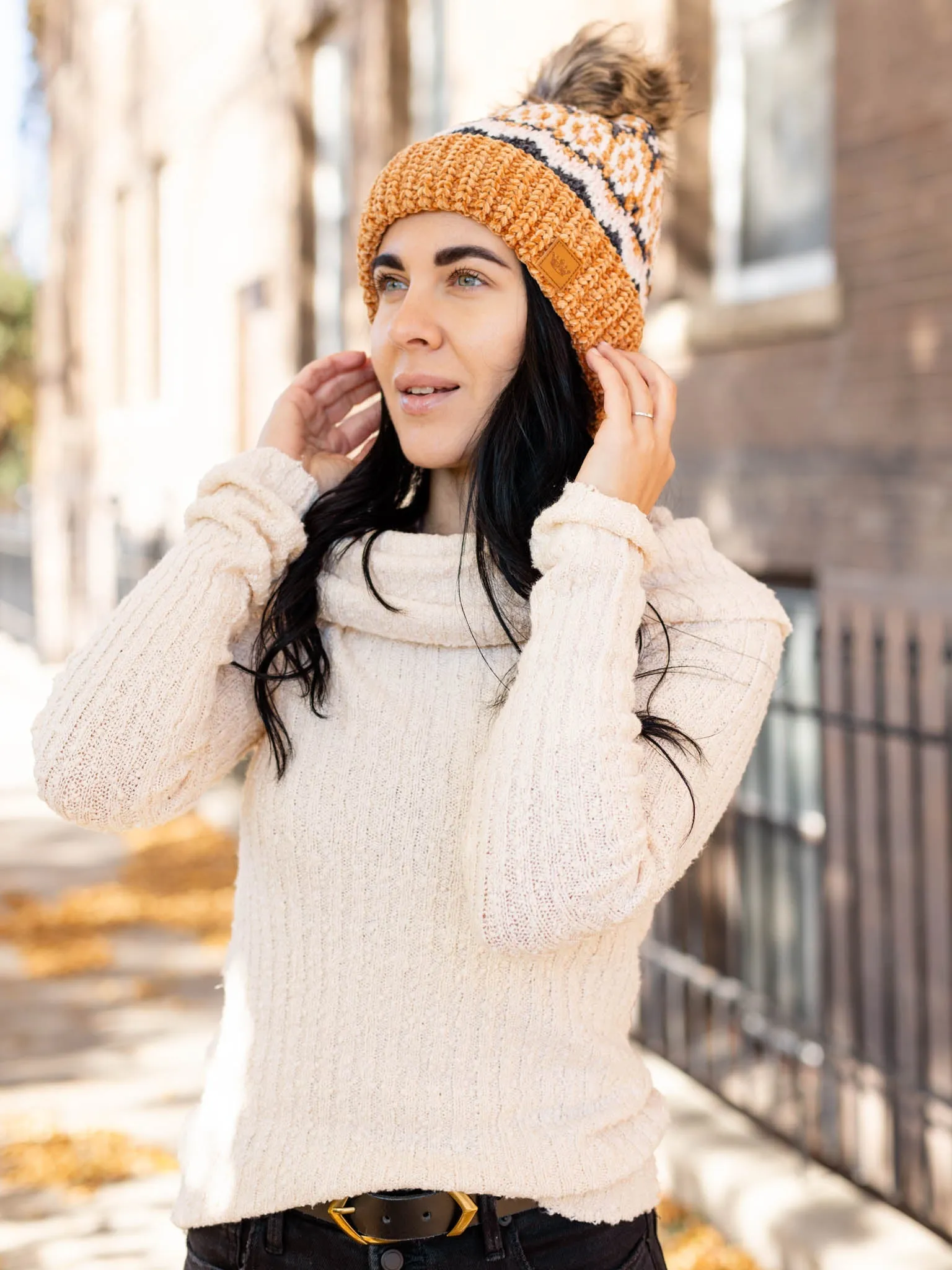 Camel Multi Pom Hat