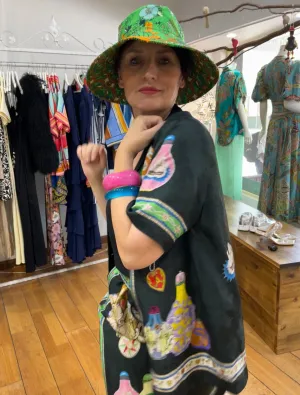 Camilla Reversible Wide Brim Bucket Hat Good Vibes Generation