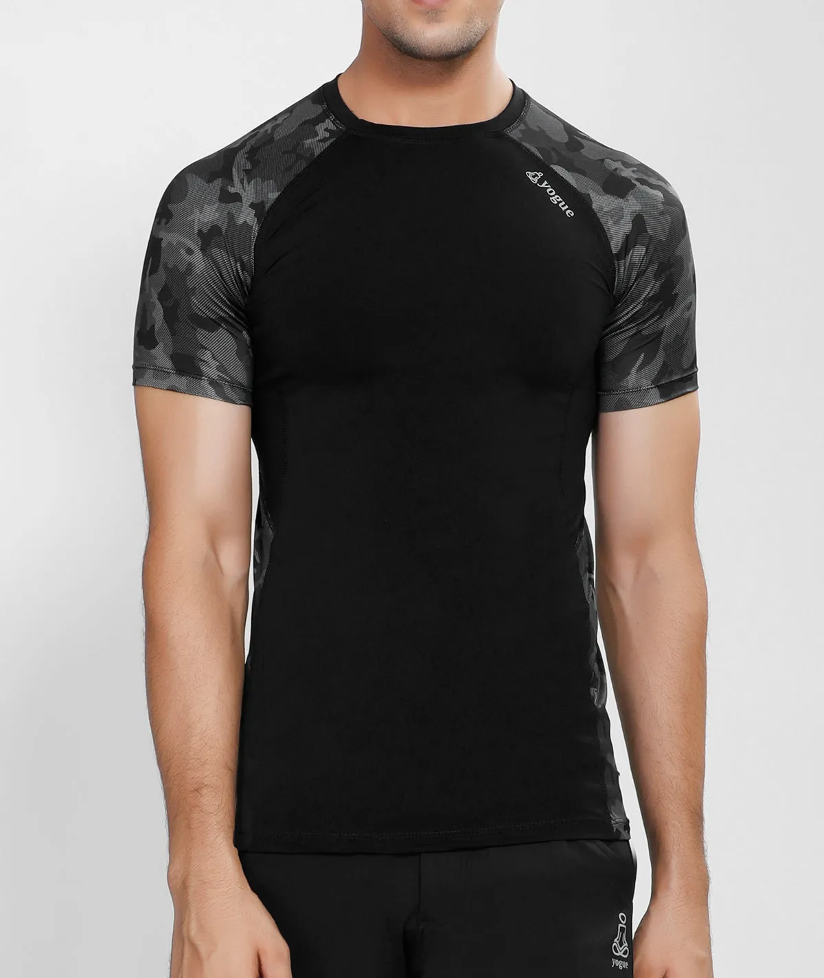 Camo Black Compression T-Shirt