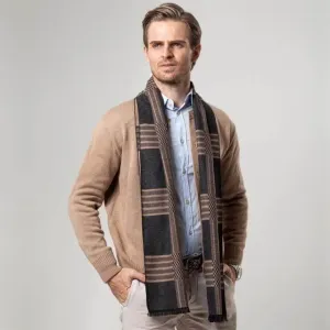 Cashmere Striped Scarf - Stylish Trendy Accessory