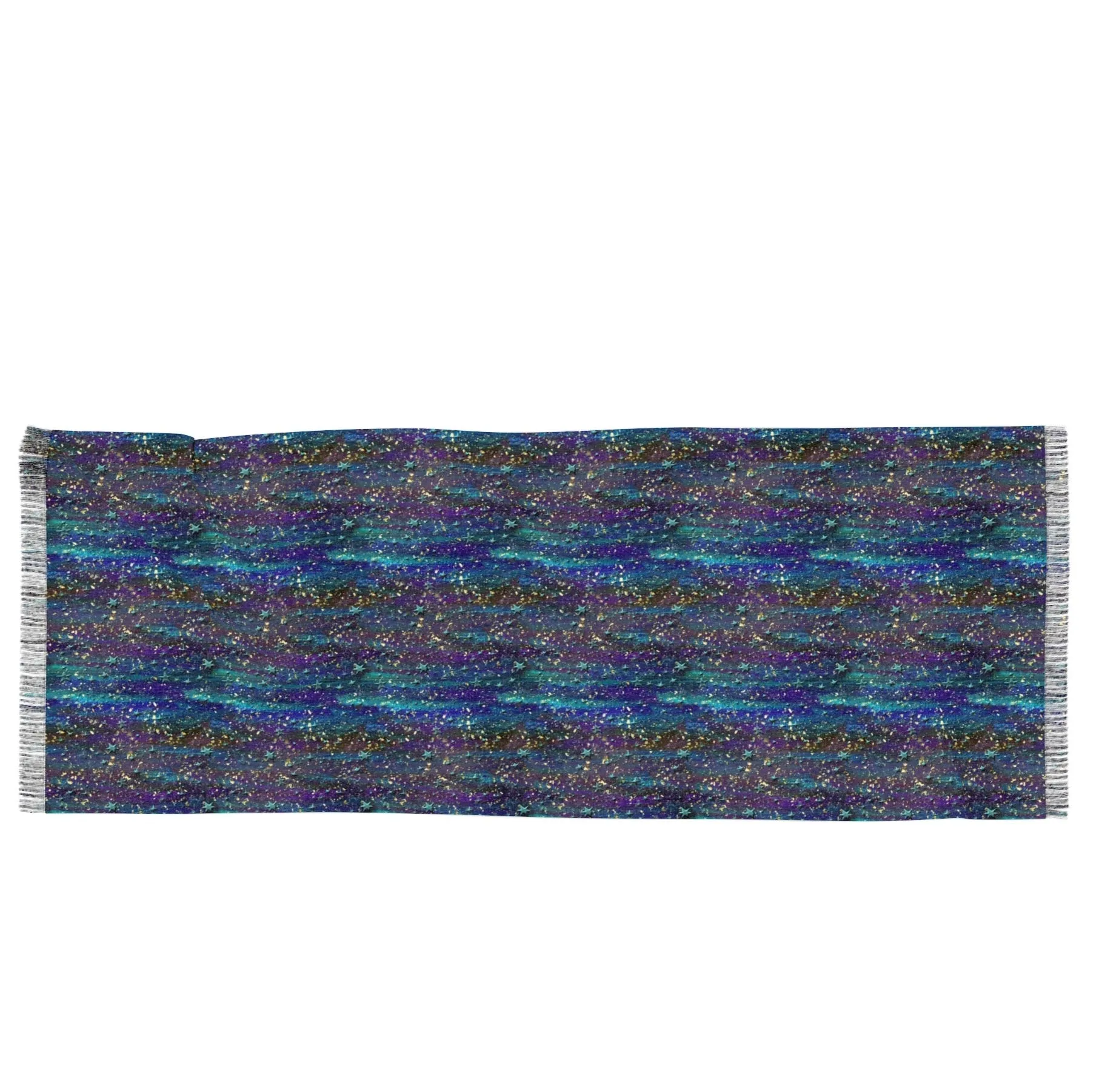 Celestial - Art Scarf with Fringe