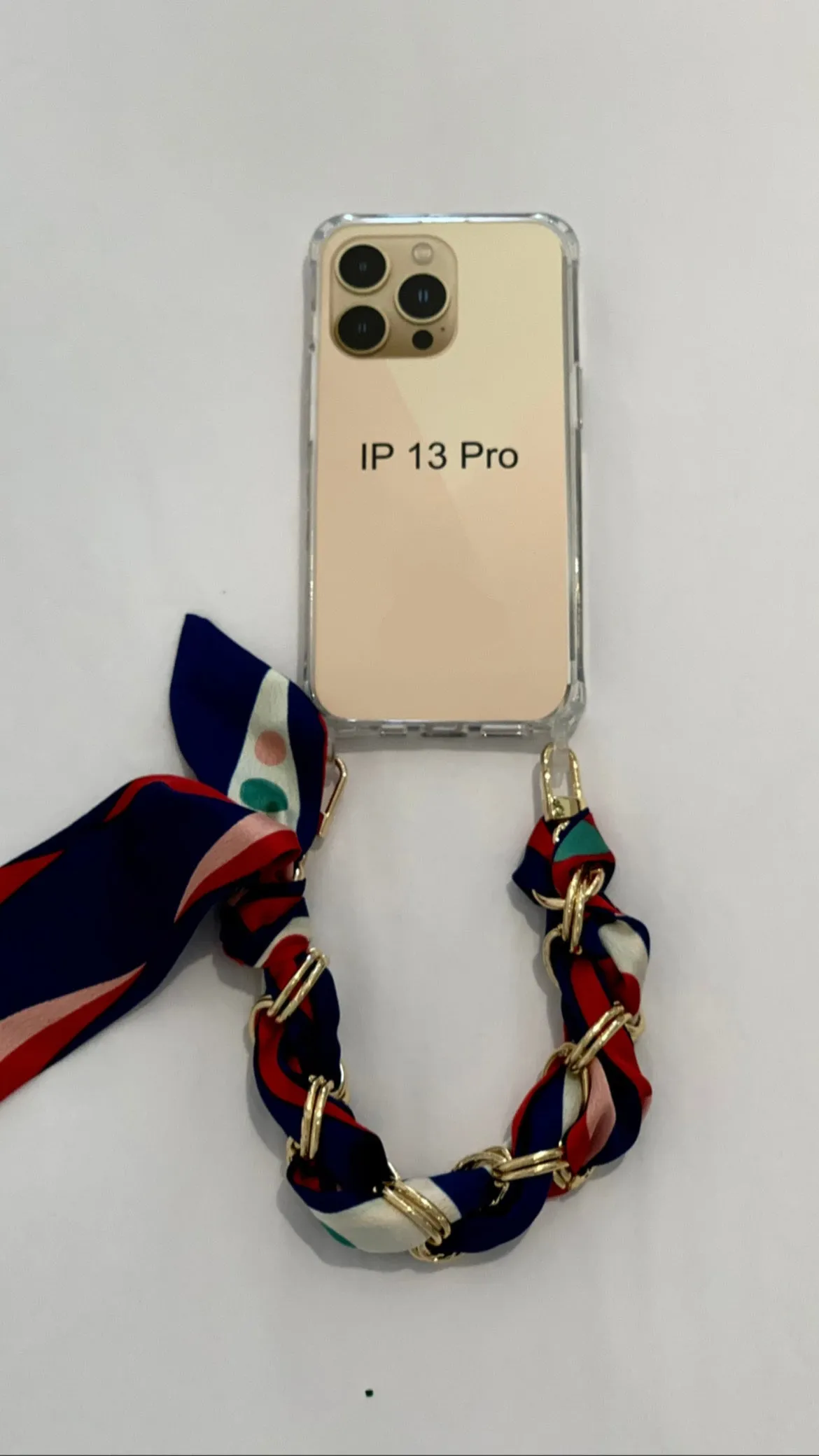 Cell Phone Wristlet Chain with Scarf