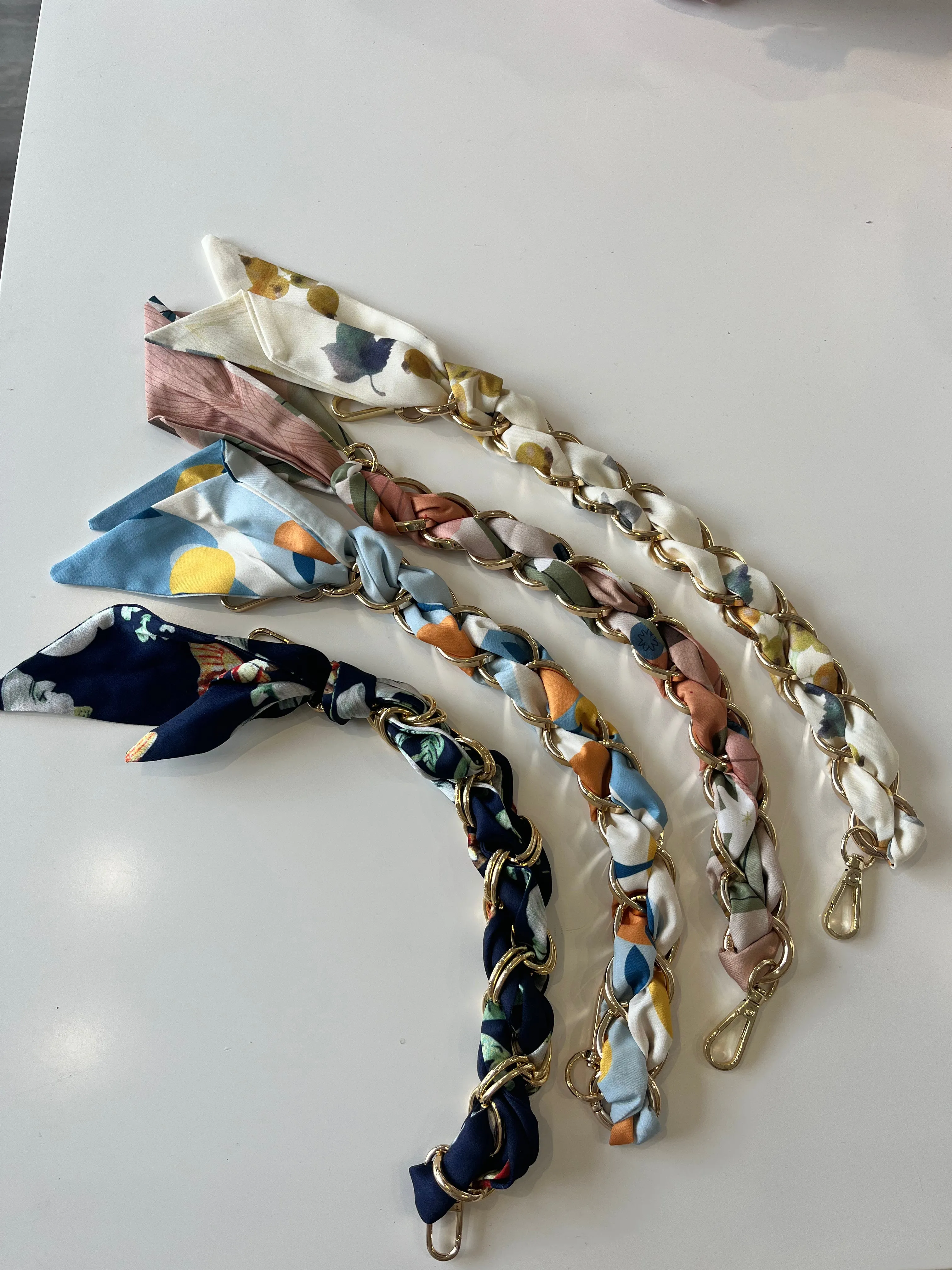 Cell Phone Wristlet Chain with Scarf