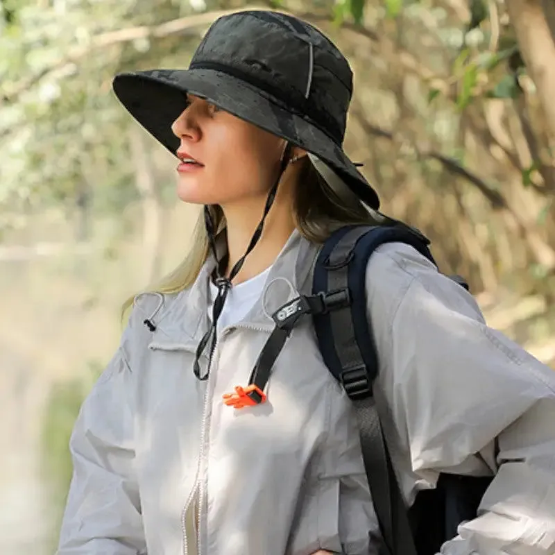 Chapeau de brousse camouflage femme