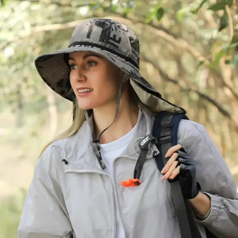 Chapeau de brousse camouflage femme