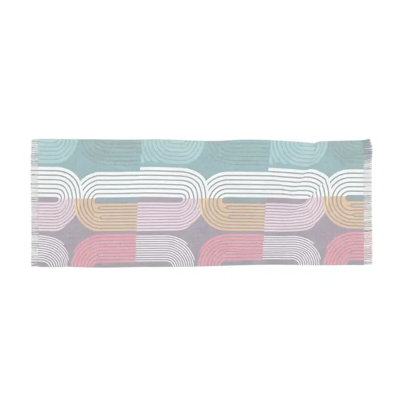Chic Abstract Line Striped Scarf Transforms your Look