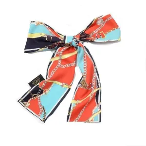 Chic Clover Silk Designer Scarf for Women