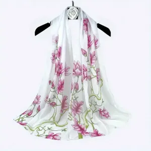 Chic Floral Scarf