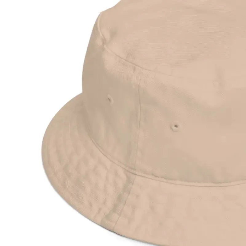 Chic Organic Bucket Hat with Wildflowers