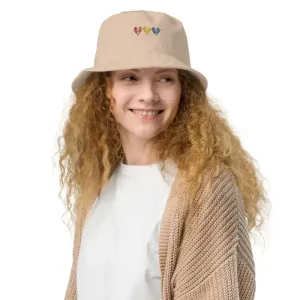 Chic Organic Bucket Hat with Wildflowers