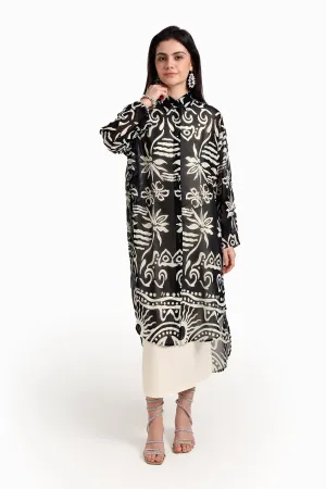 Chic Printed Midi Dress