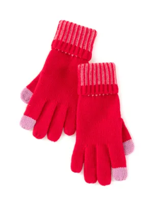 Christie Touchscreen Gloves - Red