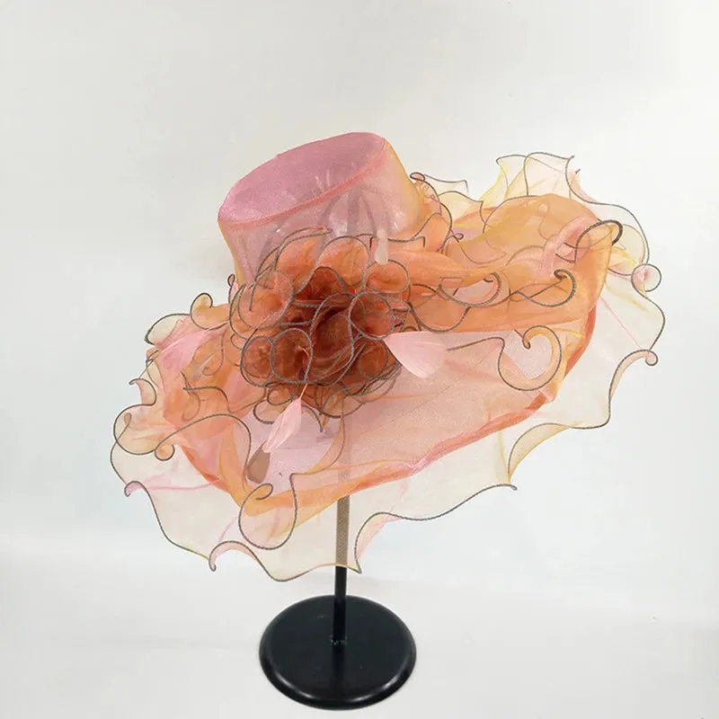 Church Hat: Bucket Hat Flower Tip