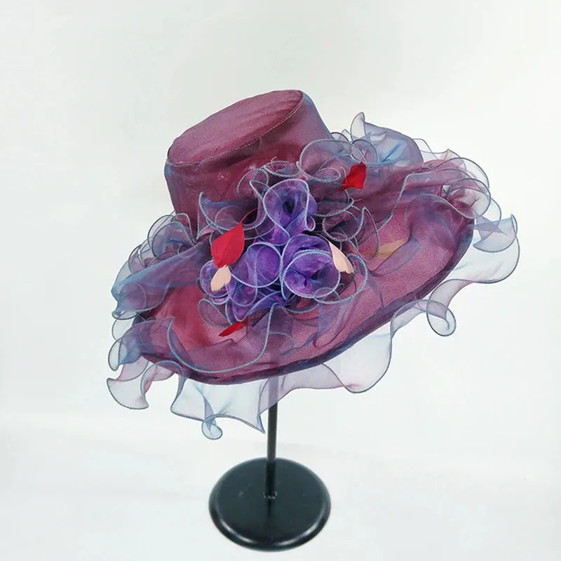 Church Hat: Bucket Hat Flower Tip
