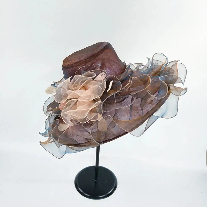 Church Hat: Bucket Hat Flower Tip