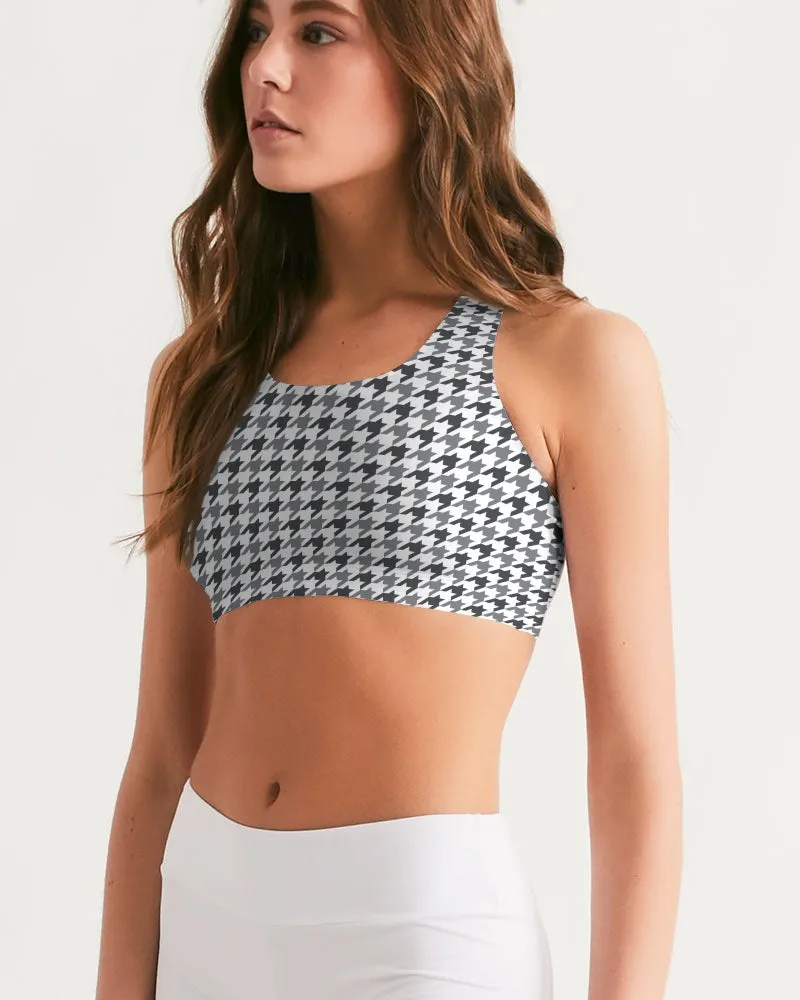 Classical Plaid Women's Seamless Sports Bra