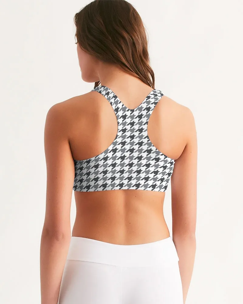 Classical Plaid Women's Seamless Sports Bra