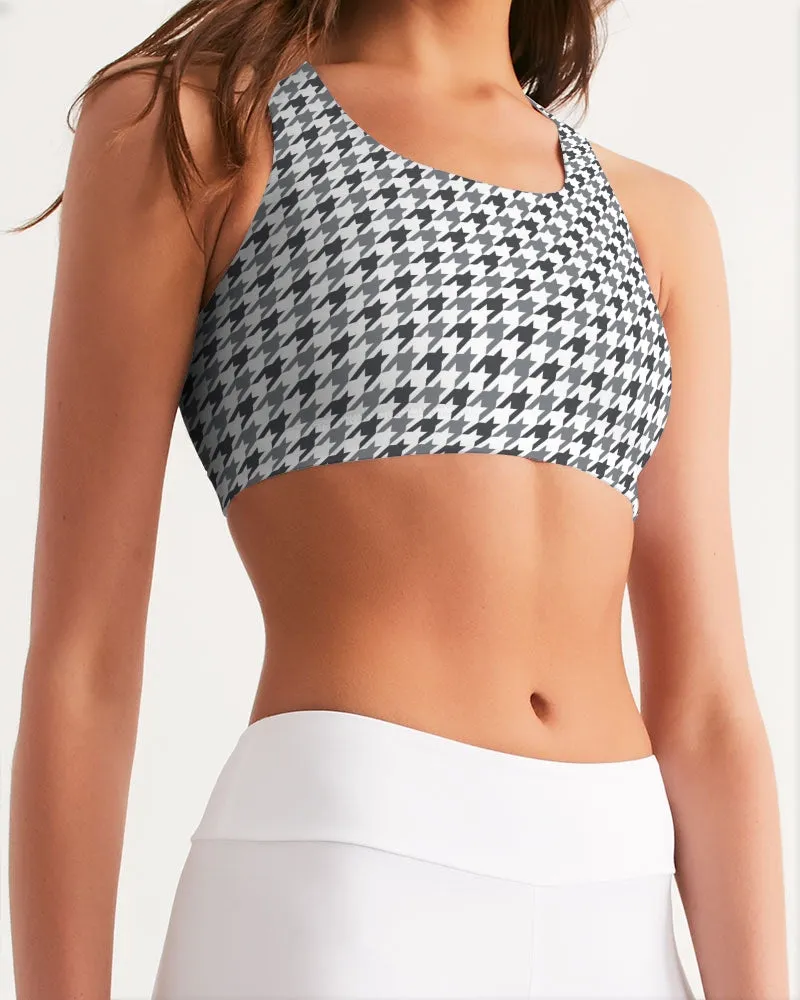 Classical Plaid Women's Seamless Sports Bra