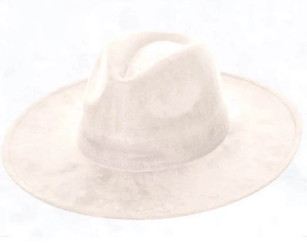 Cognac w/ Turq Slab Leather Band   Choice of Boho Hat 985r