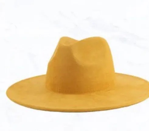 Cognac w/ Turq Slab Leather Band   Choice of Boho Hat 985r