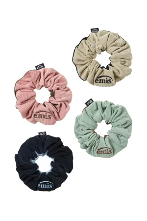 CORDUROY TWO-TONE SCRUNCHIE