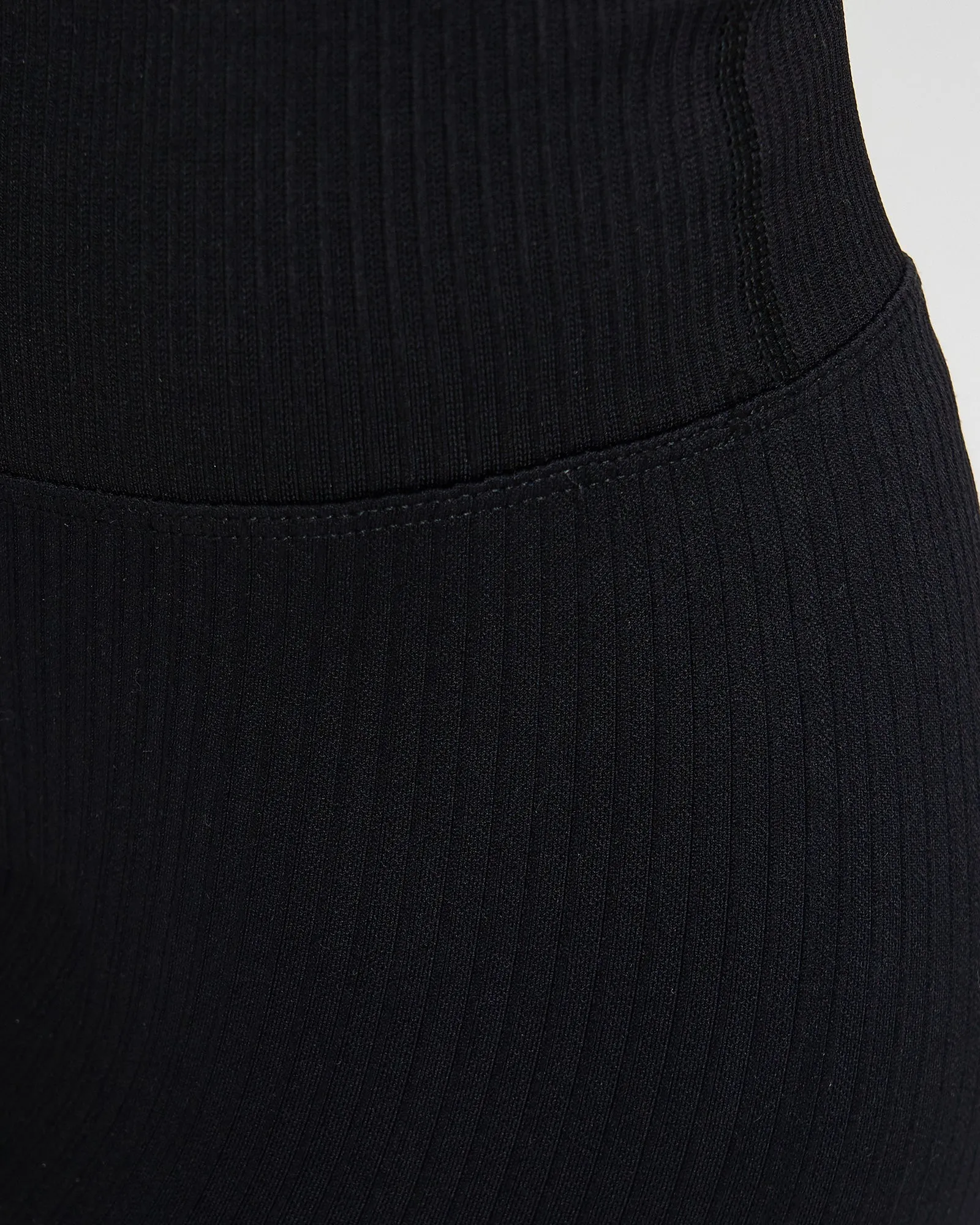 Core Trainer Tessa Ribbed Tights Black