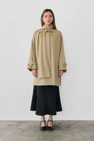 COVE KHAKI TRENCH COAT