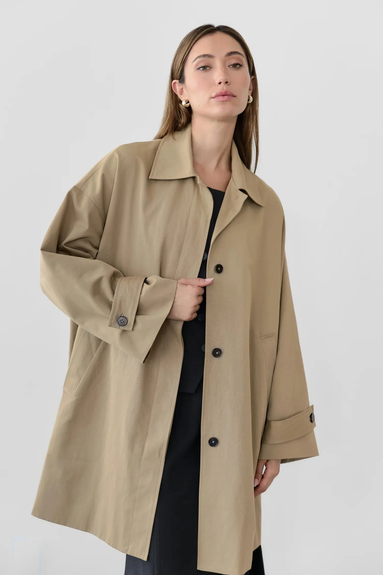 COVE KHAKI TRENCH COAT