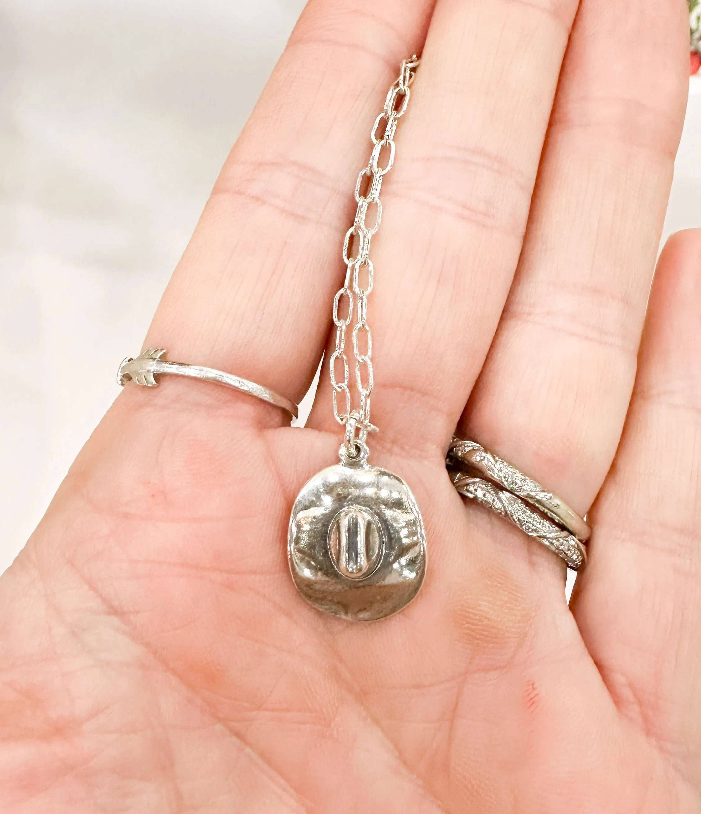 Cowboy Hat Necklace