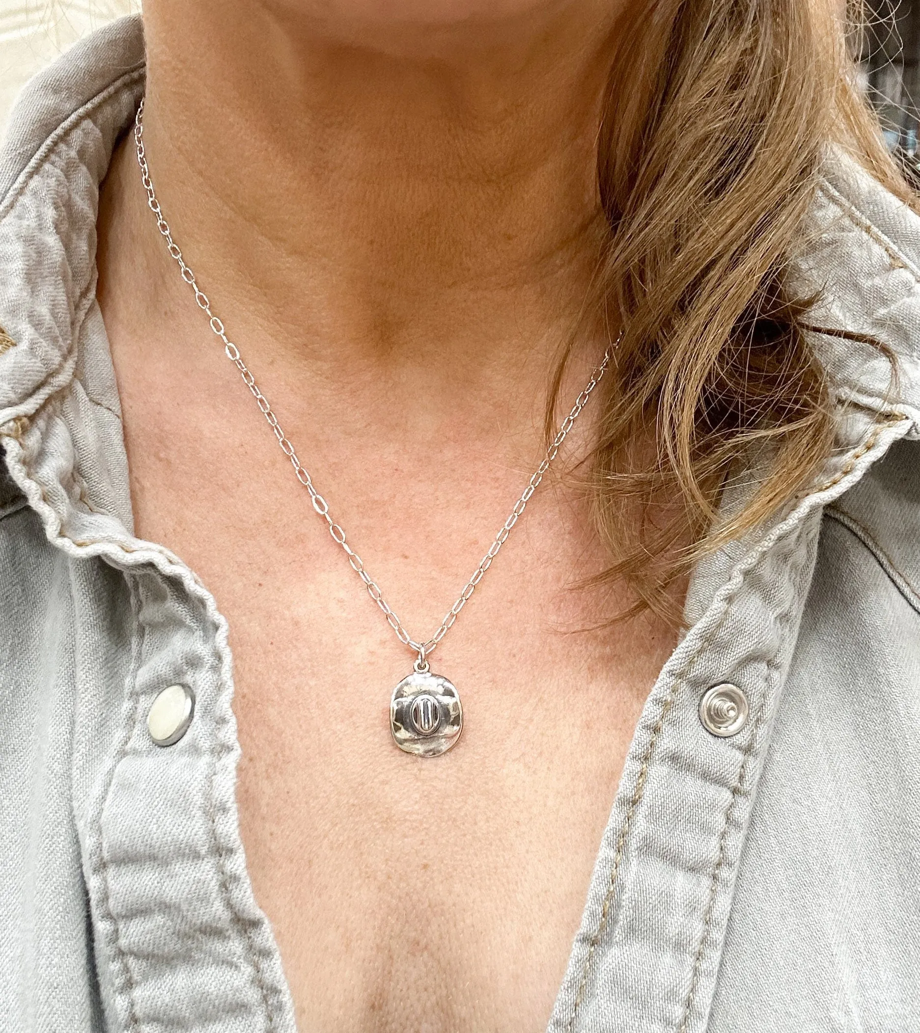 Cowboy Hat Necklace