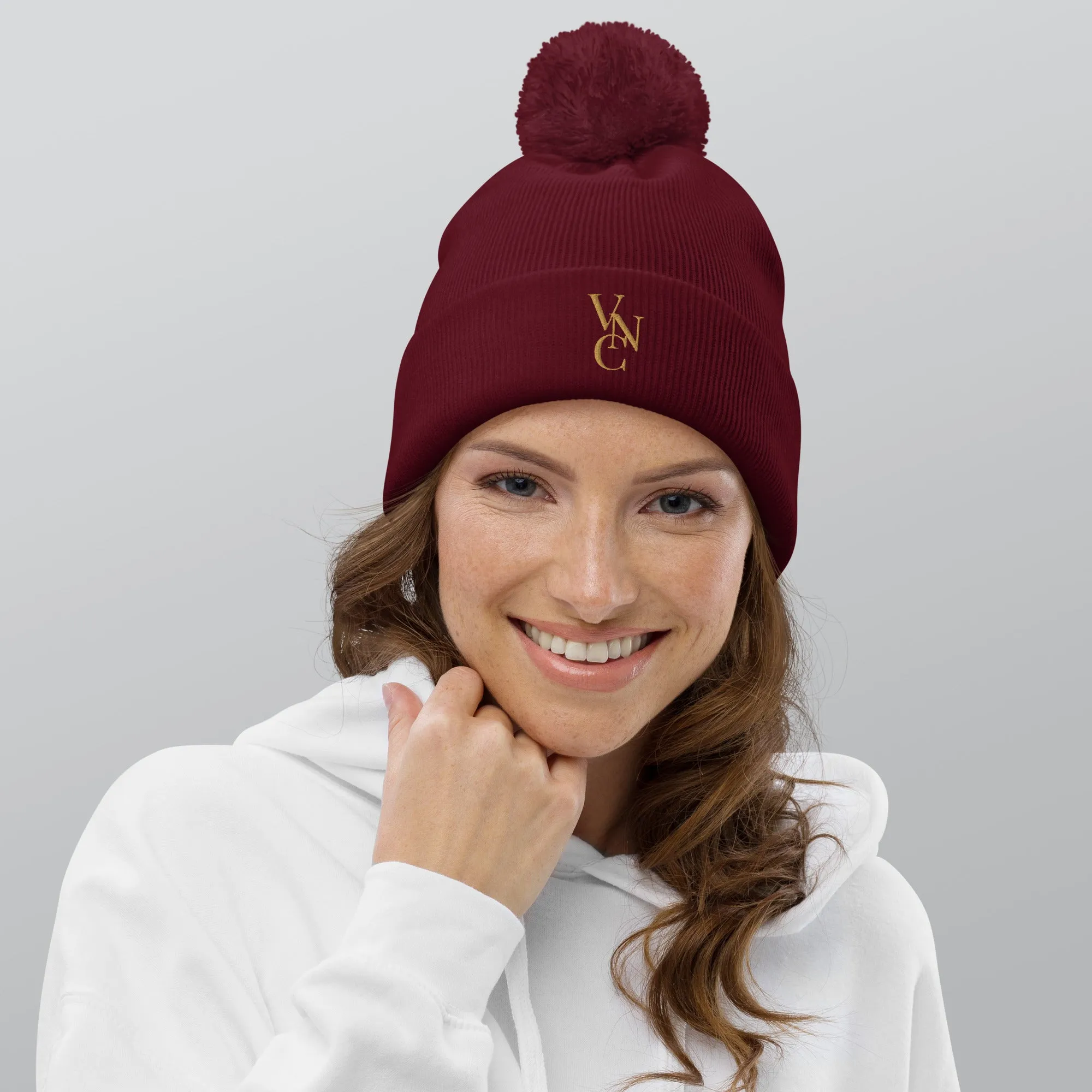 Cozy Chic Pom-Pom Beanie
