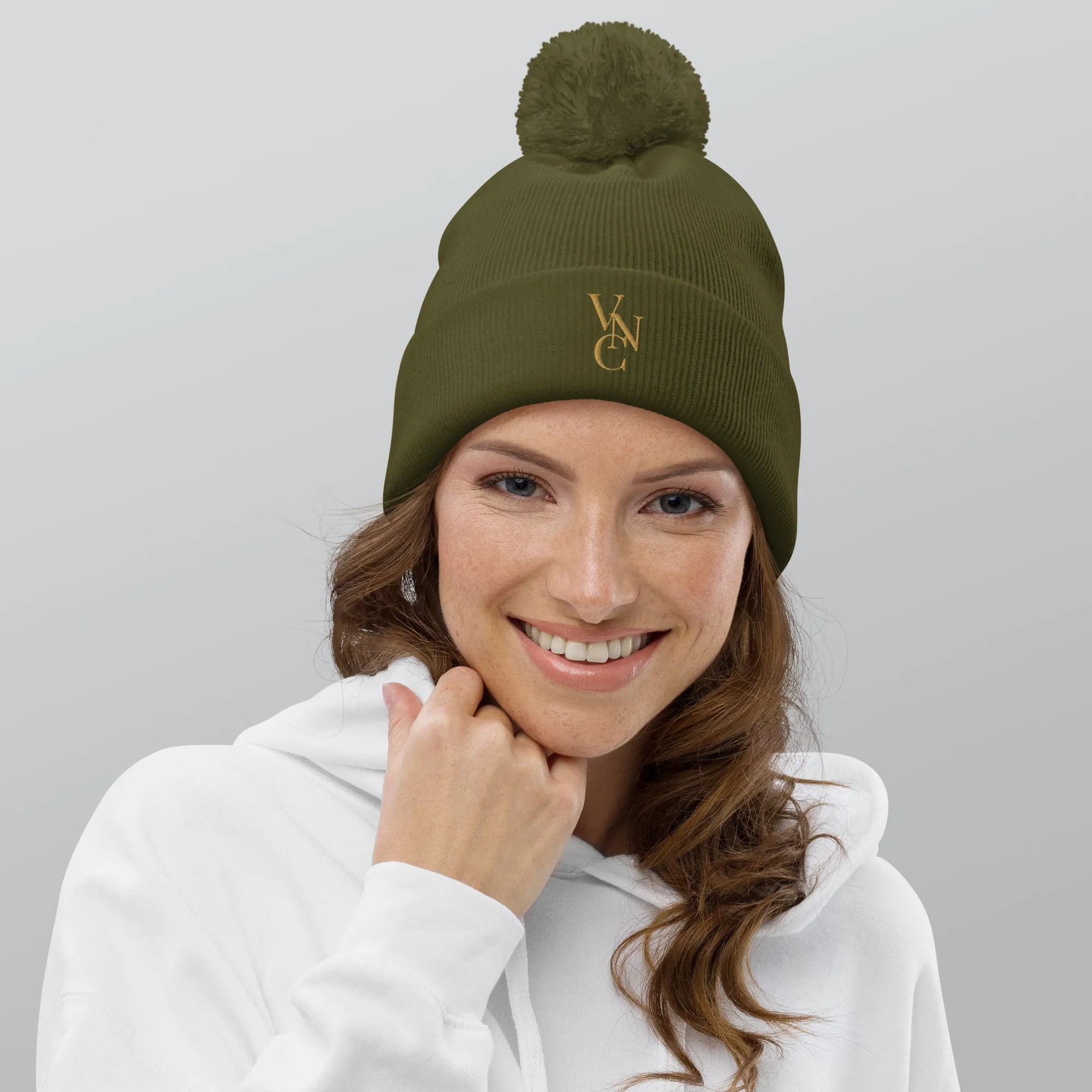 Cozy Chic Pom-Pom Beanie
